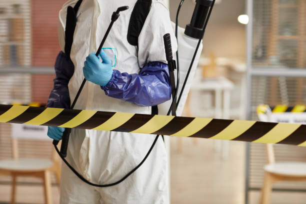 Professional Biohazard Cleanup technician working in Rush Valley, UT